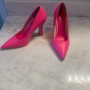 Call It Spring Vibrant Pink Heels